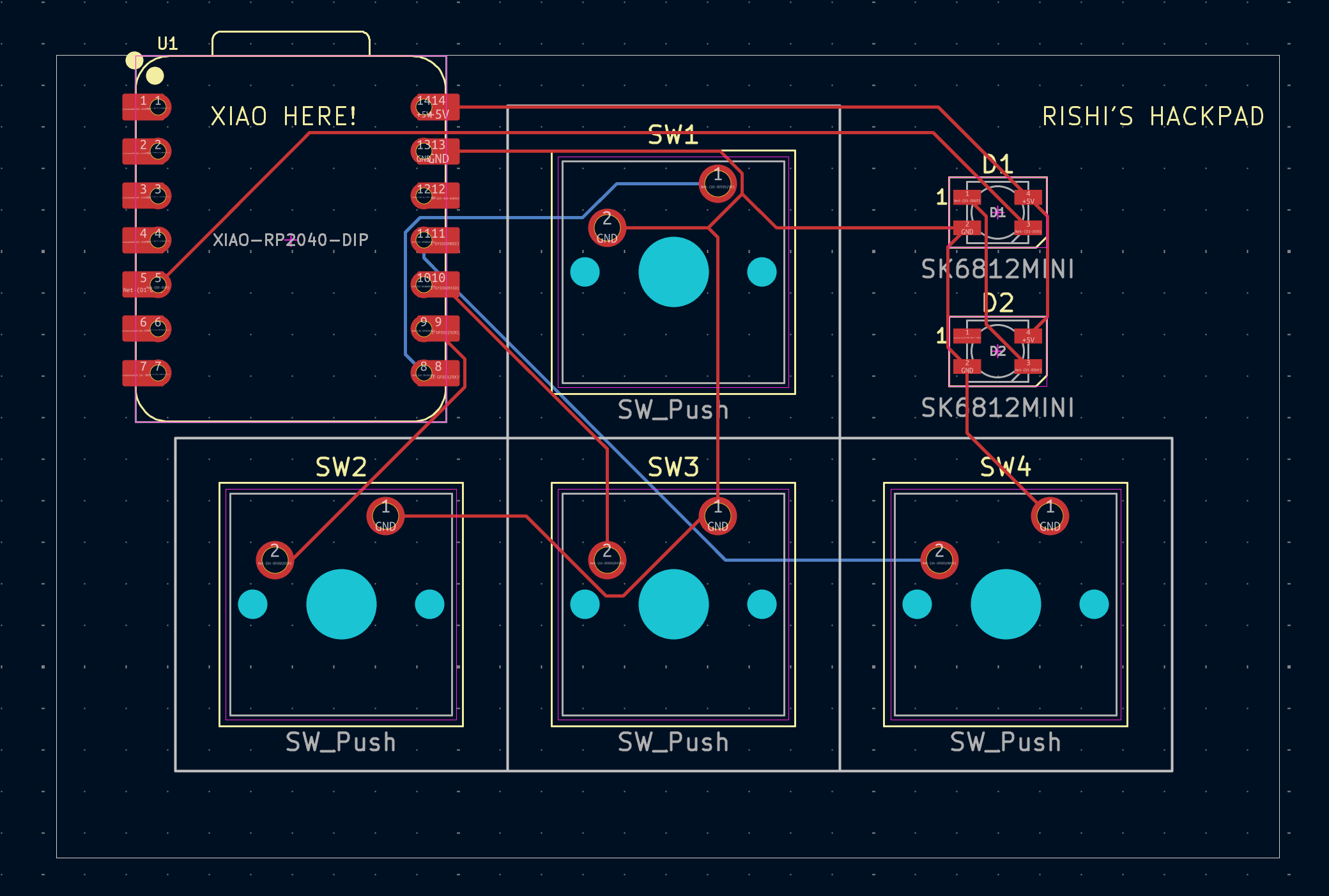 Macropad PCB design